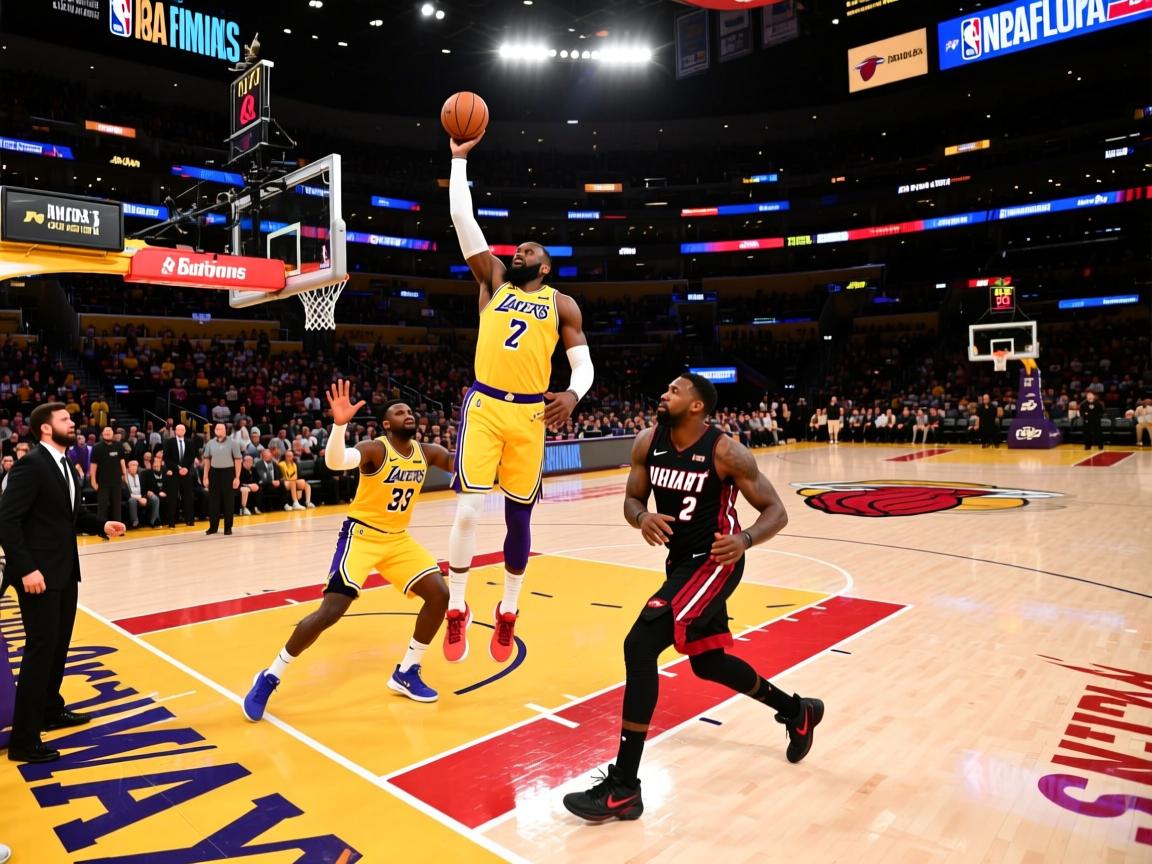 NBA总决赛揭幕,湖人击败热火取得首场胜利 第1张