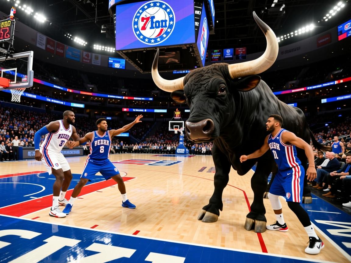 公牛主场击败76人,取得七连胜 第1张